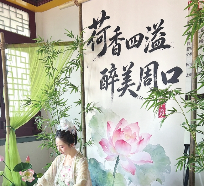 这个盛夏，龙湖荷花别样红